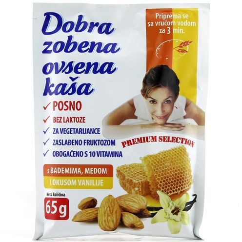 Haferbrei Mandel-Honig-Vanillegeschmack 65 g