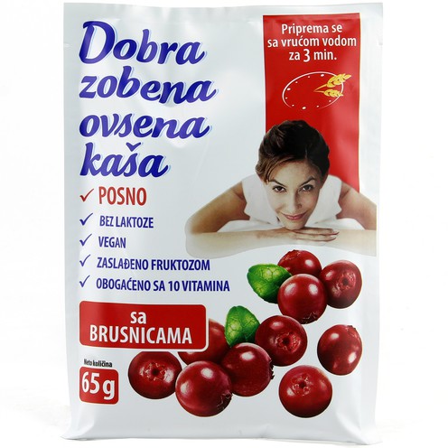 Dobra Oatmeal cranberry 65 g