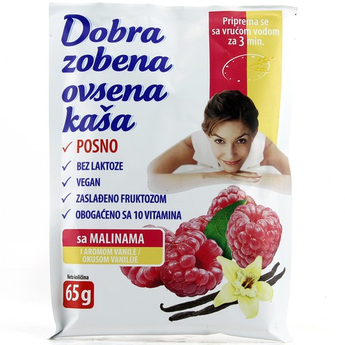 Dobra Oatmeal raspberry - vanilla 65 g