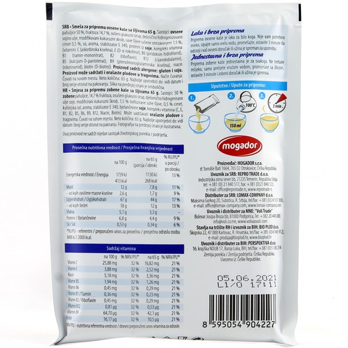 Dobra Oatmeal plum 65 g