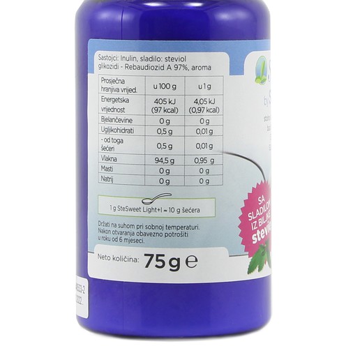 Stevia mit Inulin 75 g