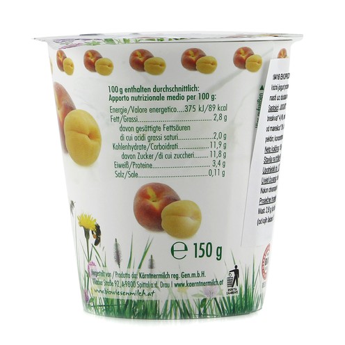 Pfirsich & Aprikose Frucht Joghurt 150 g