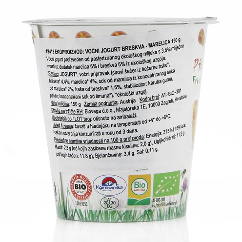 Pfirsich & Aprikose Frucht Joghurt 150 g