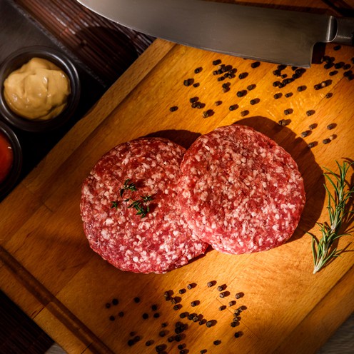 Black Angus Burger für 4 Personen (800 g)