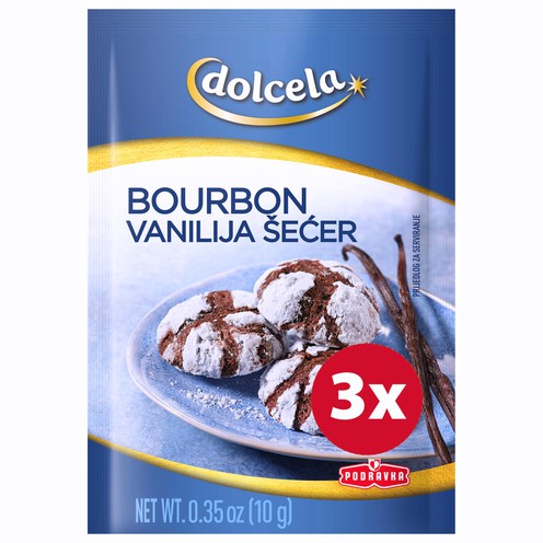 Bourbon vanilla sugar Dolcela 3x10 g