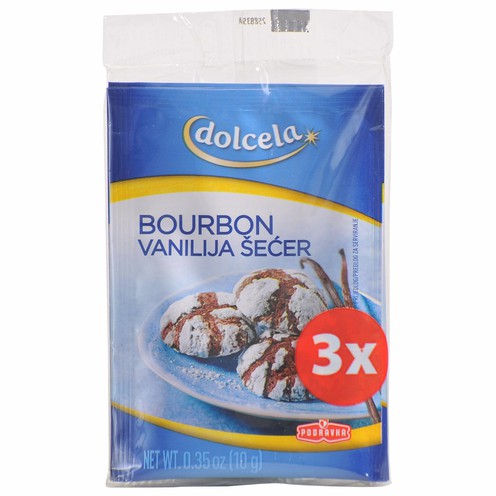 Bourbon vanilla sugar Dolcela 3x10 g
