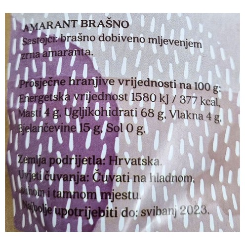 Amarant brašno 500 g