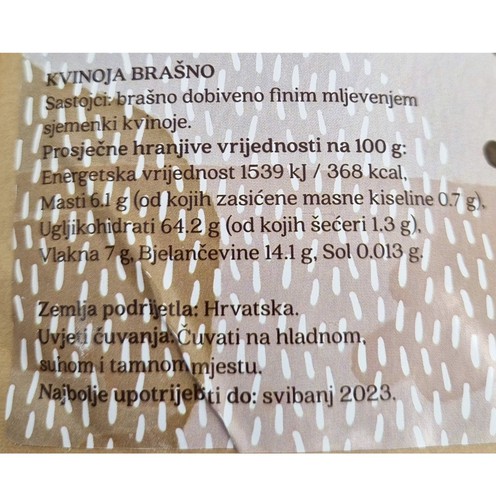 Kvinoja brašno 500 g