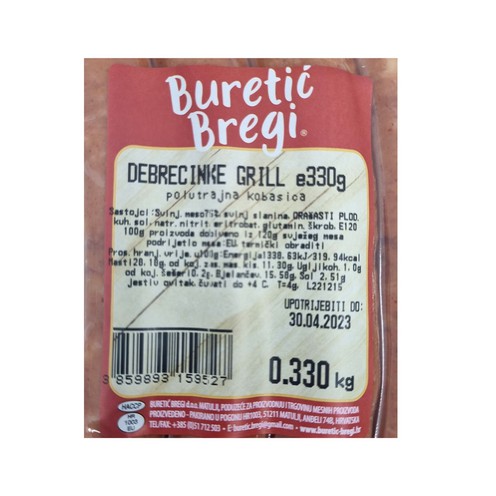 Debrecen sausage 330 g