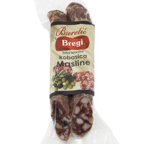 Dry Istrian sausage with olives 167 g