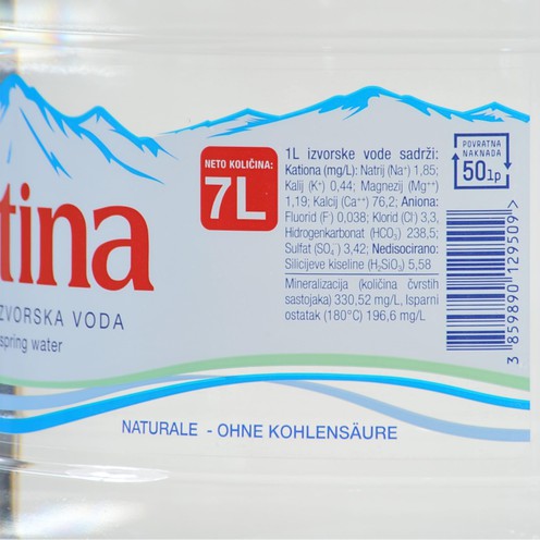 Natural spring water Cetina 7 l
