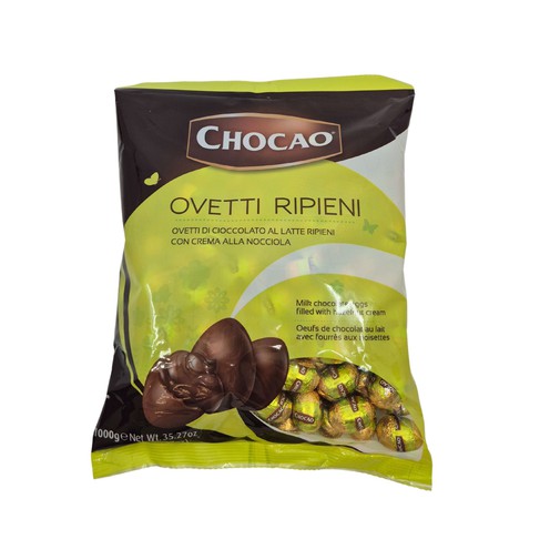 Schokoladeneier gefüllt mit Haselnusscreme Chocao 1 kg