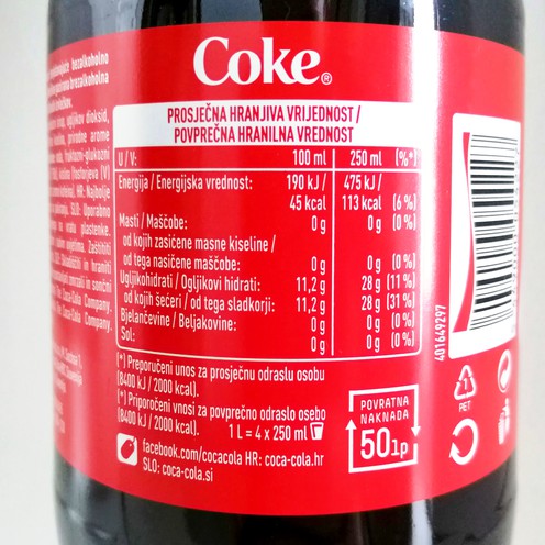 Coca Cola 1 l