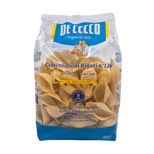 Conchiglioni rigati De Cecco 500 g