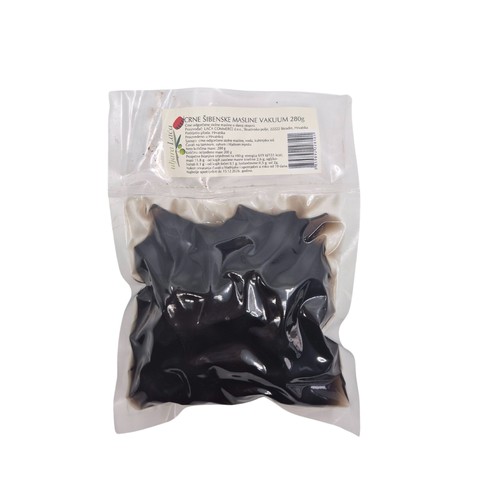 Schwarze Oliven in Vakuumbeutel 280 g