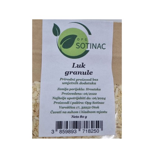 Crveni luk u granulama 80 g