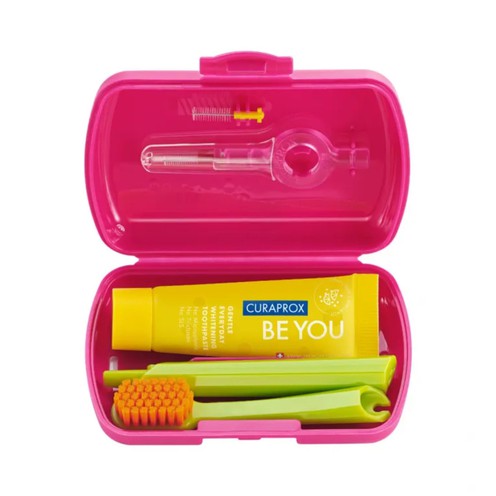 Travel set cyclamen Curaprox
