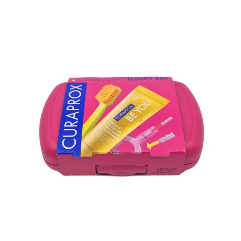 Travel set cyclamen Curaprox