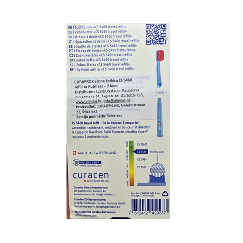 Zubna četkica CS 5460 - nadopuna za putni set Curaprox