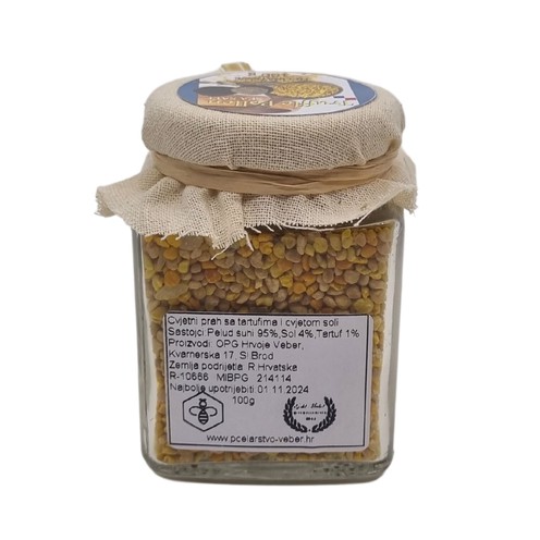 Flower powder with black truffle and flower of salt 100 g