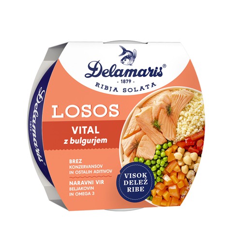 Riblja salata Losos Vital Delamaris 170 g
