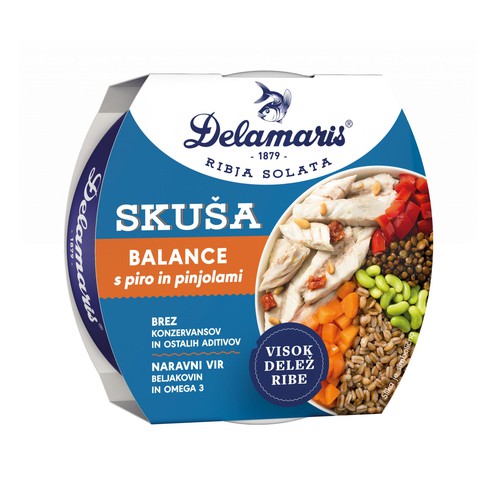 Riblja salata Skuša Balance Delamaris 170 g