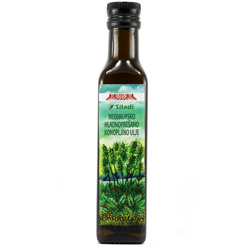 Hemp oil cold pressed 0,25 l