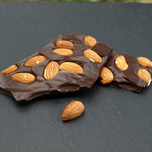 Dark Chocolate with Salted Almonds 100 g