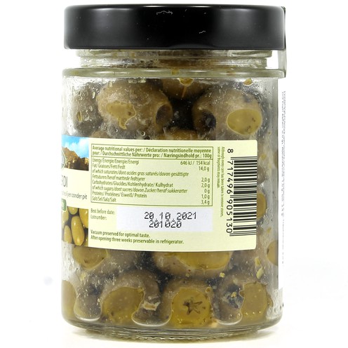 Pitted green olive La Bio Idea 180 g