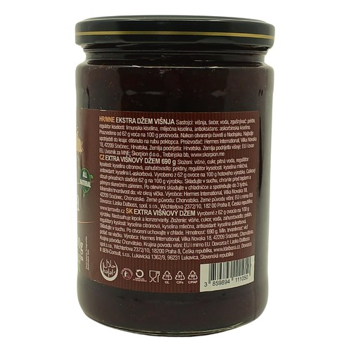 Extra sour cherry jam Dida Boža 690 g