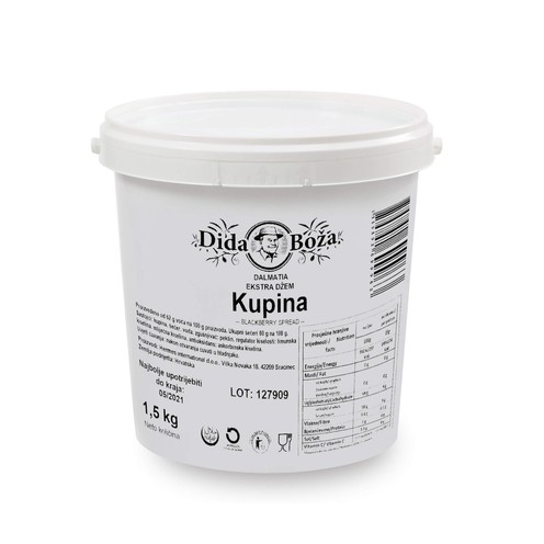 Dida Boža Ekstra džem kupina 1,5 kg