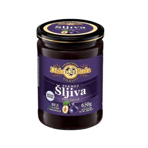 Dida Boža sugar-free plum jam 650 g