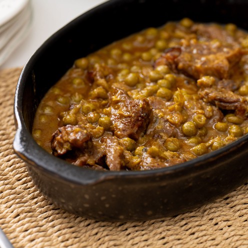 Dinstana junetina s graškom za 2 osobe (500 g)