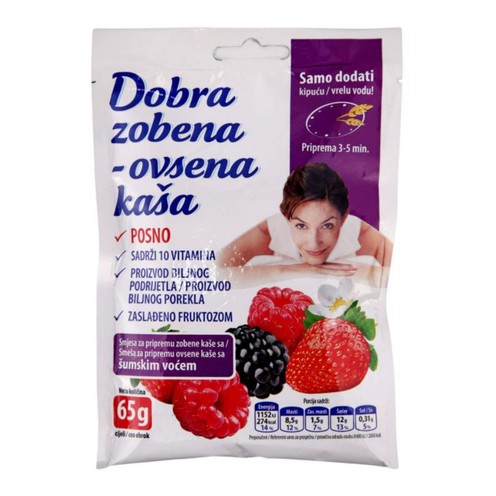 Dobra Oatmeal Forest Fruit 65 g