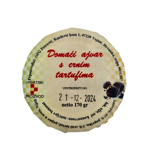 Homemade ajvar with black truffles 170 g