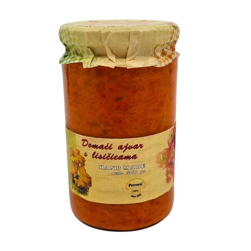 Homemade ajvar with chanterelles 350 g