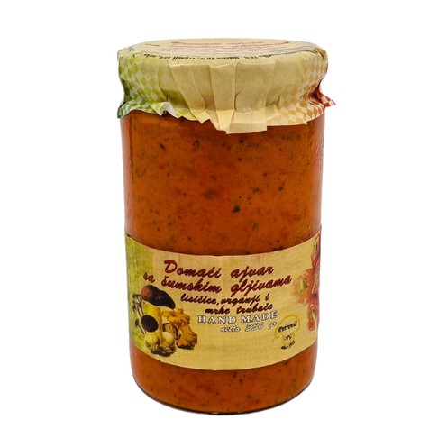 Domaći ajvar sa šumskim gljivama 350 g