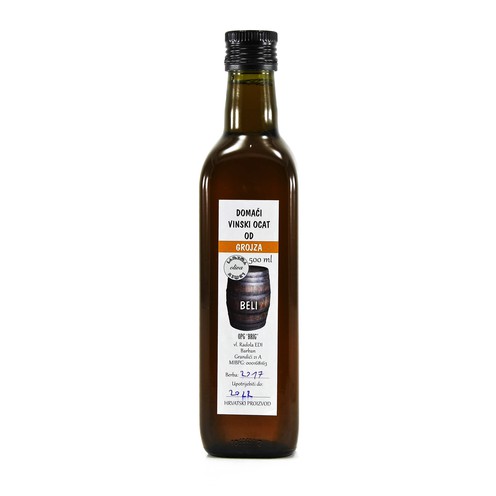 Domaći bijeli vinski ocat 0,5 l