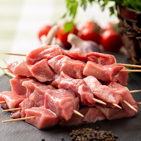 Schweinespieße für 4 Personen (800 g)