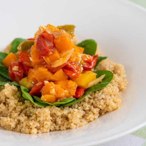 Quinoa and vegetable salad for 2 people (550 g)
