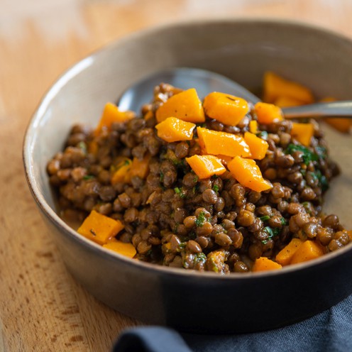 Lentil and pumpkin ragu for 1 person (300 g)