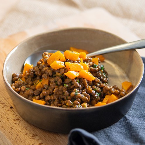 Lentil and pumpkin ragu for 1 person (300 g)