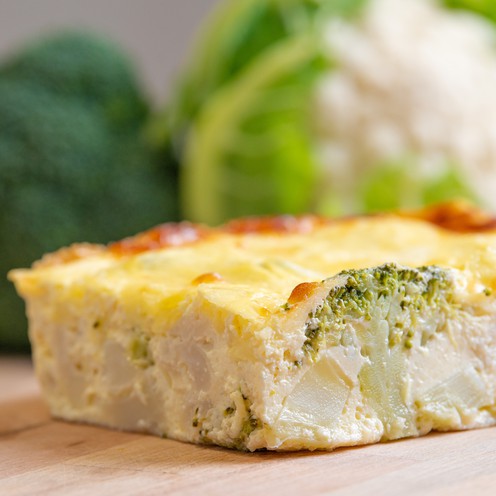 Baked cauliflower and broccoli (1,1 kg)