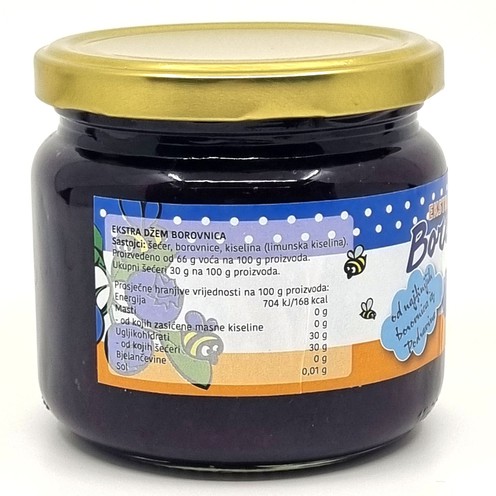 Extra džem borovnica 430 g