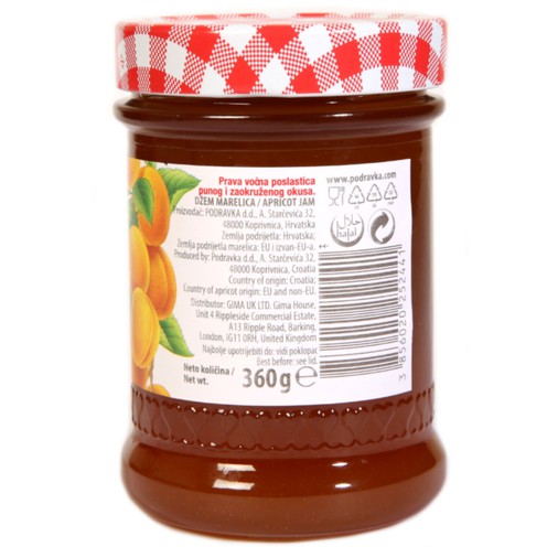 Apricot jam Podravka 360 g