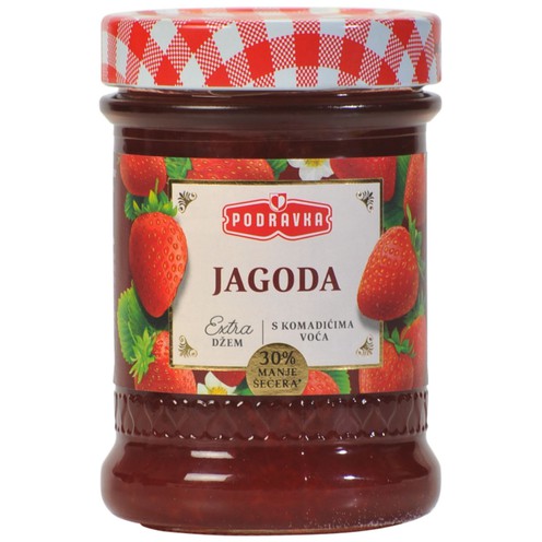 Extra Erdbeermarmelade Podravka 320 g