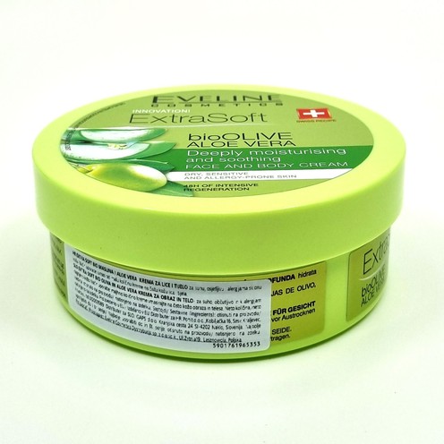 Eveline ExtraSoft bioOlive & Aloe Vera Gesichts- und Körpercreme 175 ml