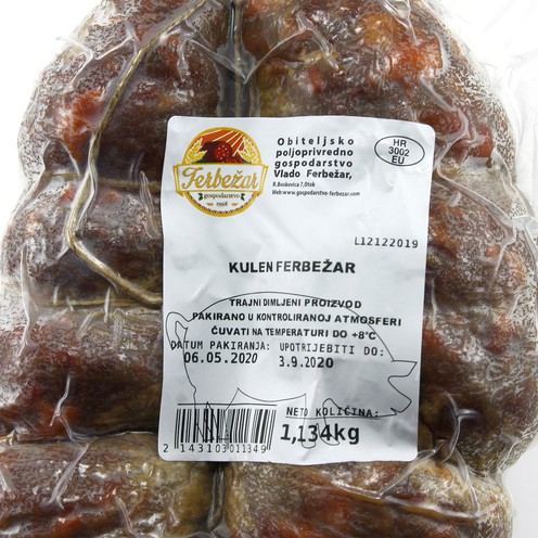 Slavonian kulen made from black Slavonian pig cca 800 g