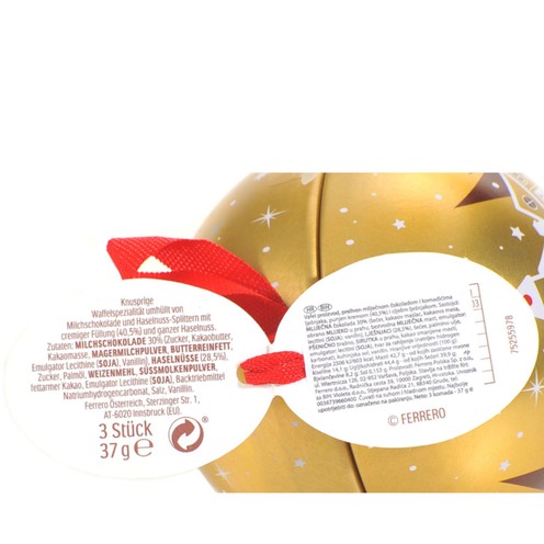 Ferrero Rocher Weihnachtskugel 37 g