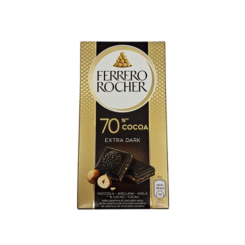 Čokolada Ferrero Rocher esktra tamna s lješnjacima 90 g